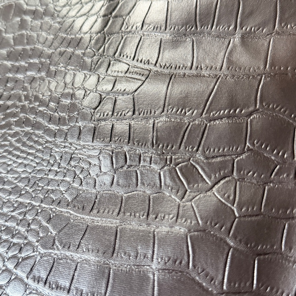 The Frankie Shop Dark Brown Croc Textured Mini Skirt XS - Picture 9 of 9